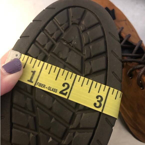 VTG 80s Red Wing Lace-Up Ankle Boots Brown Suede Leather Fringe Kiltie USA 7B - Picture 14 of 15